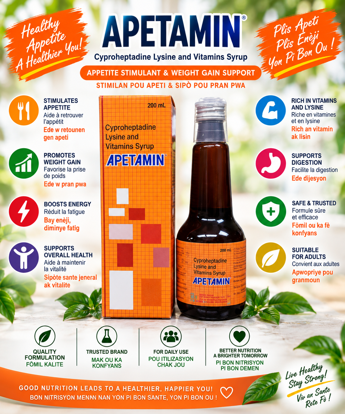 Apetamin Appetite Stimulant Syrup
